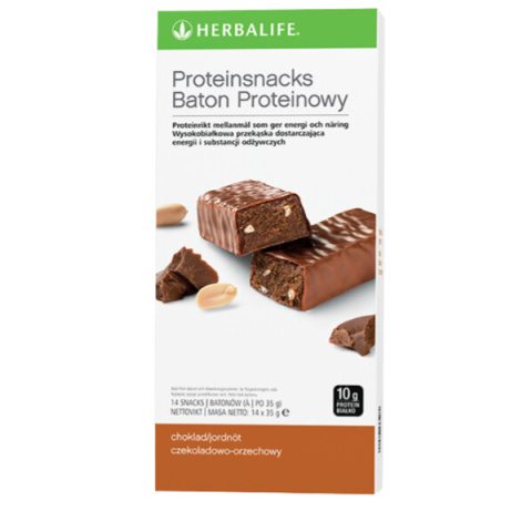 Baton proteinowy - czekoladowo-orzechowy 14 batonów po 35g