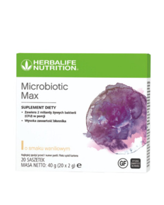 Microbiotic Max o smaku waniliowym